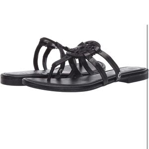 Circus by Sam Edelman black slip on sandals summer beach luxury pool party 9